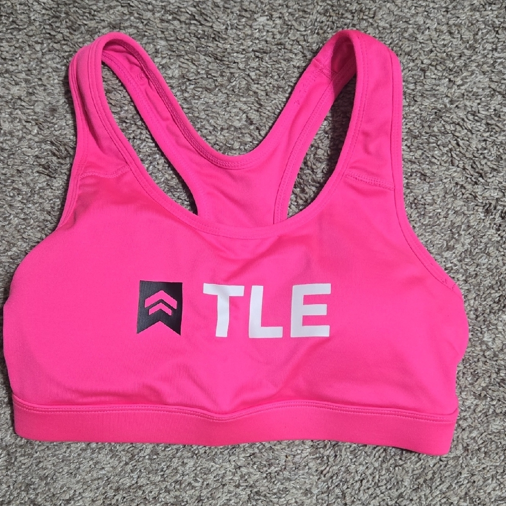 TLE Women's Pink Sports Bra